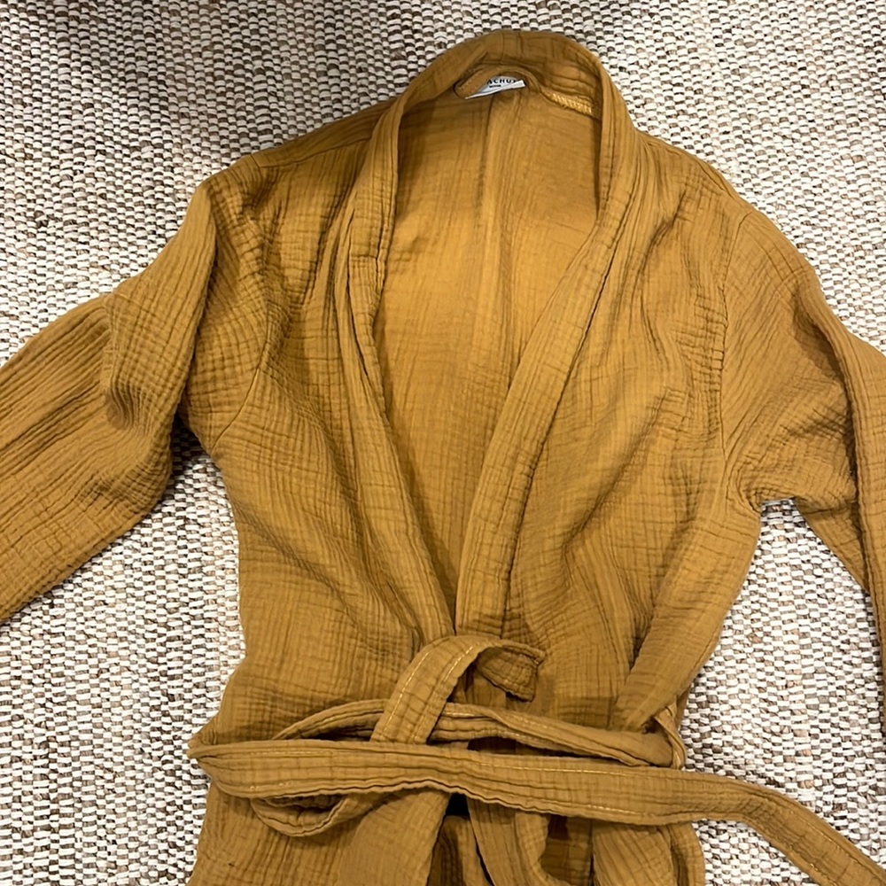 Parachute cloud cotton robe- amber